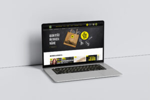 EDEKA-Webseite der Münchow Märkte mit „Qualität in Ihrer Nähe“ auf einem Laptop